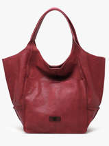 Schoudertas Heritage Leder Biba Rood heritage HOM1L