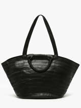 Sac Port paule Heritage Cuir Biba Noir heritage LEB1L