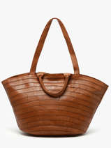 Sac Port paule Heritage Biba Marron heritage LEB1L