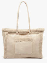 Sac Port paule A4 Sheep David jones Beige sheep CM7876