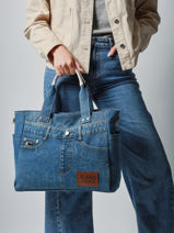 Sac Port paule Jeans Fashion Coton Miniprix Bleu jeans fashion JK013-vue-porte