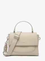 Sac Bandouli�re Charlene Cuir Nathan baume Beige event 9