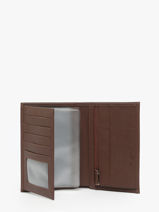 Portefeuille Leder Hexagona Bruin confort 461013-vue-porte