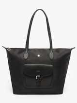 Sac Port� �paule Kiana Nylon Hexagona Noir kiana 1720181