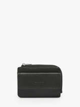 Porte-monnaie Cuir Hexagona Noir confort 468426