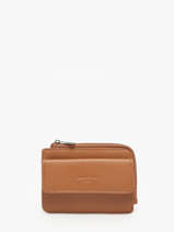 Porte-monnaie Cuir Hexagona Marron confort 468426