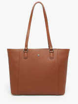 Sac Port� �paule Maya Hexagona Marron maya 2120199