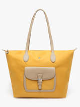 Sac Port� �paule Kiana Nylon Hexagona Jaune kiana 1720181