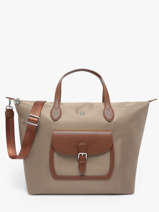 Sac  Main Kiana Nylon Hexagona Beige kiana 1720182