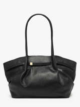 Sac Port paule Caviar Cuir Milano Noir caviar CA25062