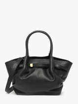 Sac  Main Caviar Cuir Milano Noir caviar CA25063