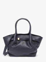 Sac � Main Caviar Cuir Milano Bleu caviar CA25063