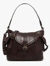 Sac Port� �paule Heritage Cuir Biba Marron heritage CLT1L