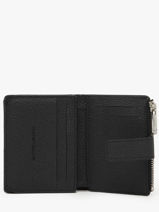 Kaarthouder Met Portemonnee Leder Nathan baume Zwart original n 102N-vue-porte