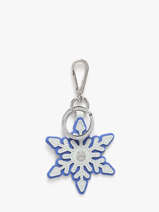 Porte-clefs Snow Cuir Nathan baume Bleu original n 719N