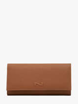 Portefeuille N City Continental Cuir Nathan baume Marron original n 185N