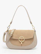 Sac Bandouli�re Velvet Caviar Cuir Milano Beige velvet caviar VC25069