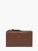 Portefeuille Leder Biba Bruin wallet 12138