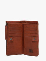 Portefeuille Heritage Cuir Biba Marron heritage DON4L-vue-porte
