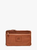 Portefeuille Leder Biba Bruin heritage BT34