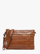 Sac Bandoulire Heritage Cuir Biba Marron heritage LEB16L