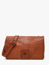 Sac Bandouli�re Heritage Cuir Biba Marron heritage BT33