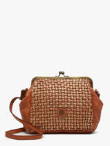 Sac Bandoulire Heritage Cuir Biba Marron heritage KAB21L