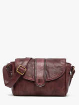 Sac Bandoulire Heritage Cuir Biba Rouge heritage KAY1L