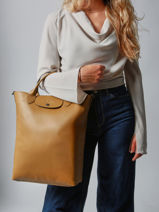 Longchamp Le pliage xtra Sac port main Marron-vue-porte