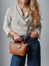 Longchamp Epure timeless Sac port travers Marron-vue-porte