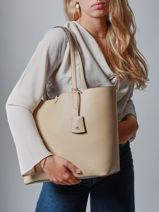 Omkeerbare Schoudertas Merrimack Lauren ralph lauren Beige merrimack 31795329-vue-porte