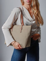 Sac Shopping S Keaton 26 Nylon Lauren ralph lauren Beige chadwick 31916737-vue-porte