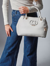 Sac Port Main Calebra Guess Blanc calebra BG953606-vue-porte