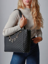 Sac Port paule Everlee Guess Noir everlee EG867925-vue-porte