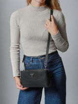 Sac Bandoulire Talent Guess Noir talent NG966921-vue-porte