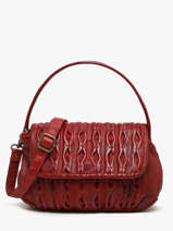 Sac Port� �paule Heritage Cuir Biba Violet heritage MEE1L