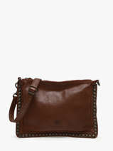 Sac Bandoulire Heritage Cuir Biba Marron heritage POR2L