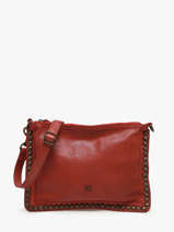 Sac Bandoulire Heritage Cuir Biba Rouge heritage POR2L