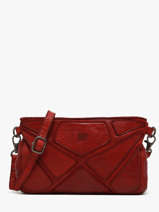 Sac Port paule Heritage Cuir Biba Rouge heritage DON1L