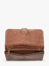 Portefeuille Leder Biba Bruin wallet VET2L-vue-porte