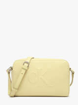 Sac Bandoulire Sculpted Calvin klein jeans Jaune sculpted 4K3036G