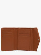 Portemonnee Foulonne Leder Lancaster Bruin foulonne pm 29-vue-porte