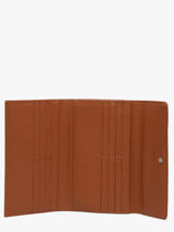 Portefeuille Foulonn Pia Leder Lancaster Bruin foulonne pm 22-vue-porte