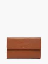 Portefeuille Foulonn Pia Leder Lancaster Bruin foulonne pm 22