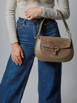 Cross Body Tas Velvet Caviar Leder Milano Bruin velvet caviar VC25069-vue-porte