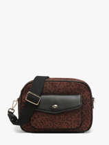 Sac Bandoulire Leonie Polyester Hexagona Marron leonie 5120198