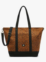 Sac Port paule Leonie Polyester Hexagona Marron leonie 5120195