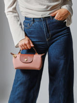Longchamp Le pliage original Pochette Rose-vue-porte