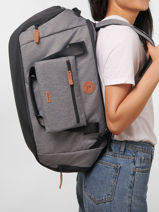 Sac De Voyage Cabine Sac  Dos Travel Travel Cabaia Gris travel EXP-vue-porte