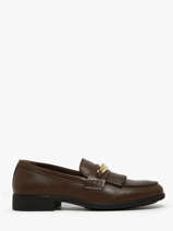 Mocassins En Cuir Tommy hilfiger Marron women 8971GV0